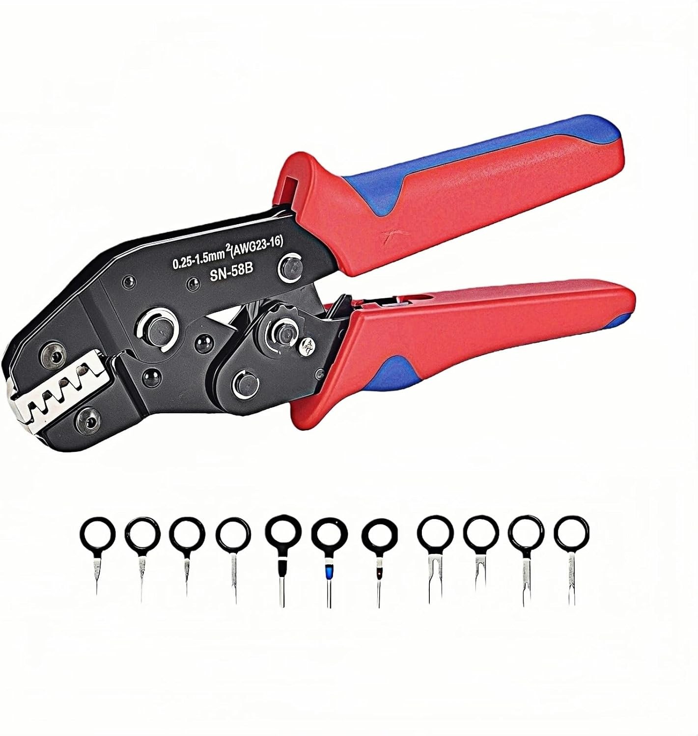 SN-58B Wire Crimping Tool with Ratchet for Deutsch DELPHI AMP Dupont TYCO Termin