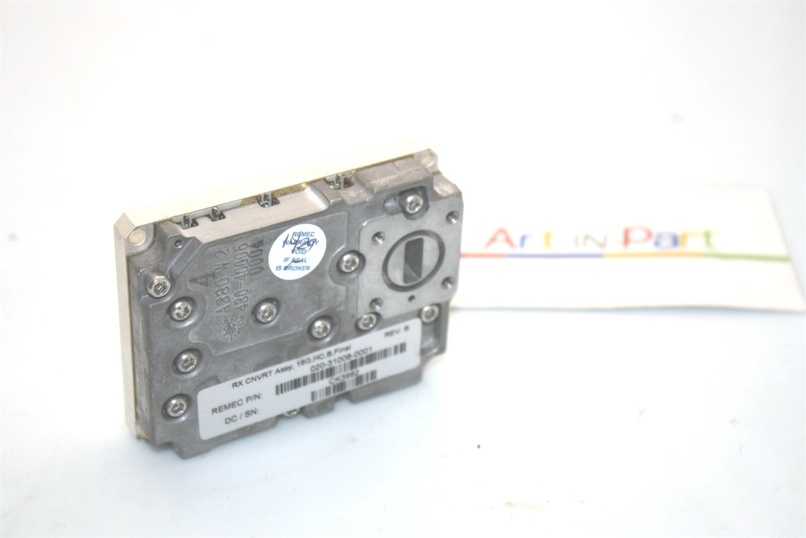 Ceragon ODU RF RX Microwave REMEC WR42 Receiver 18GHz 020-31008-0001