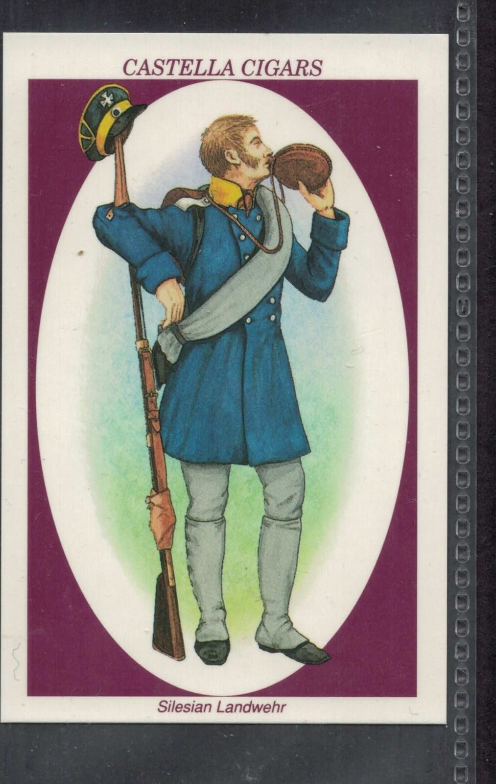 SOLDIERS of WATERLOO - SILESIAN LANDWEHR - 25 + year old UK Card # 21
