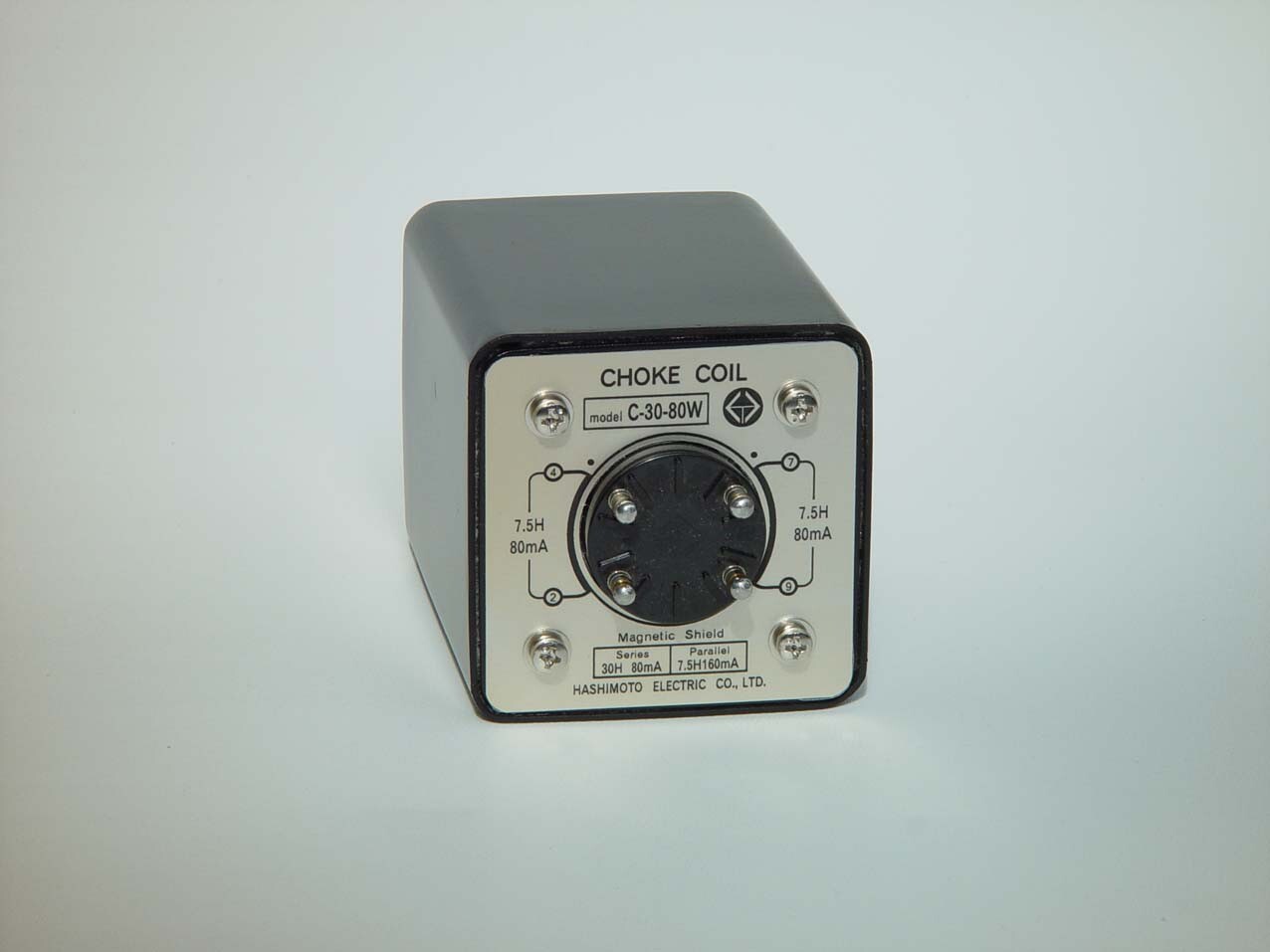 Hashimoto C-30-80W Choke Coil 30H (80mA) / 7.5H (160mA)