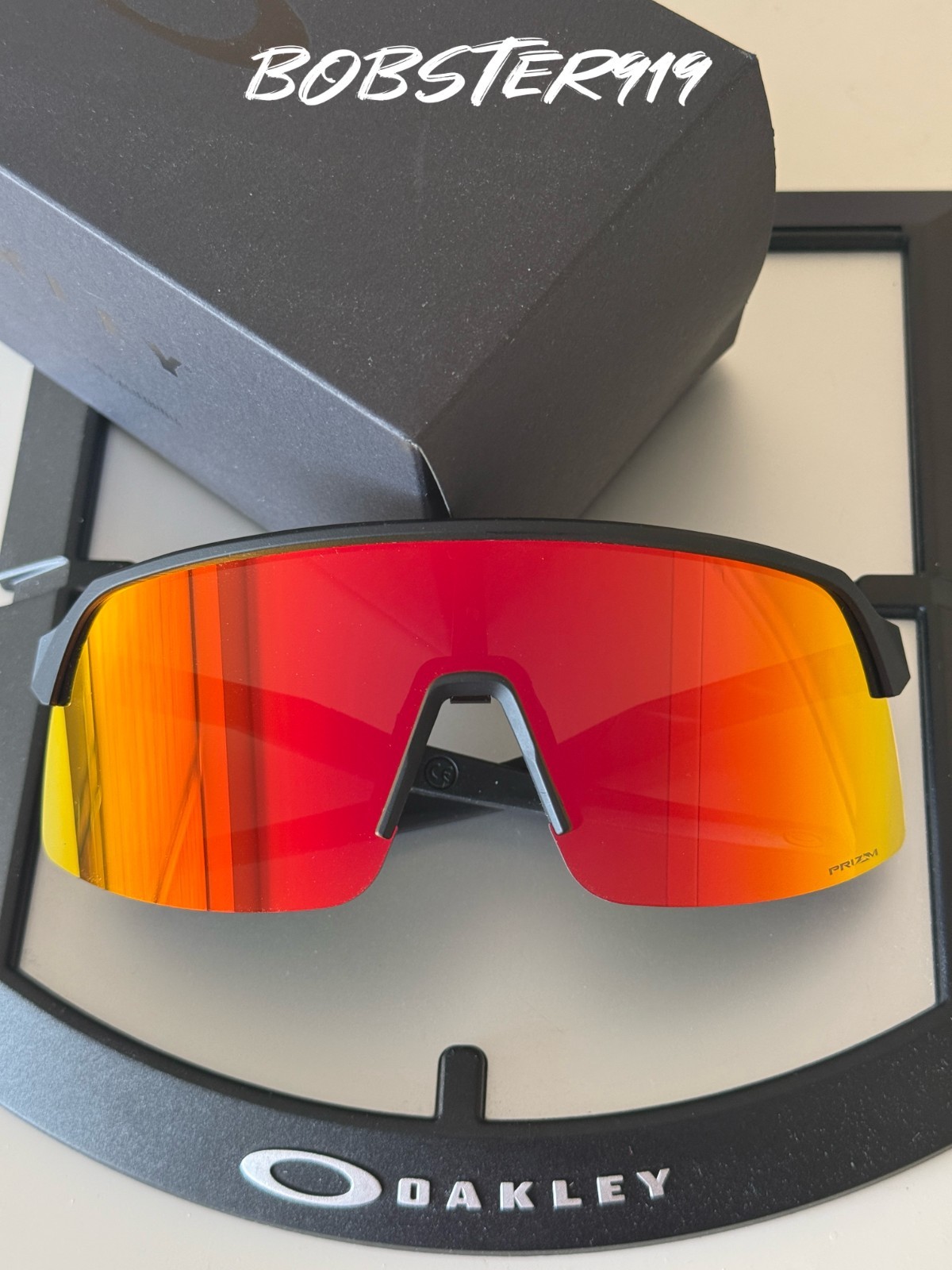 NEW Oakley Sutro Lite OO9463 Matte Black Frame Prizm Ruby Lens Sunglasses