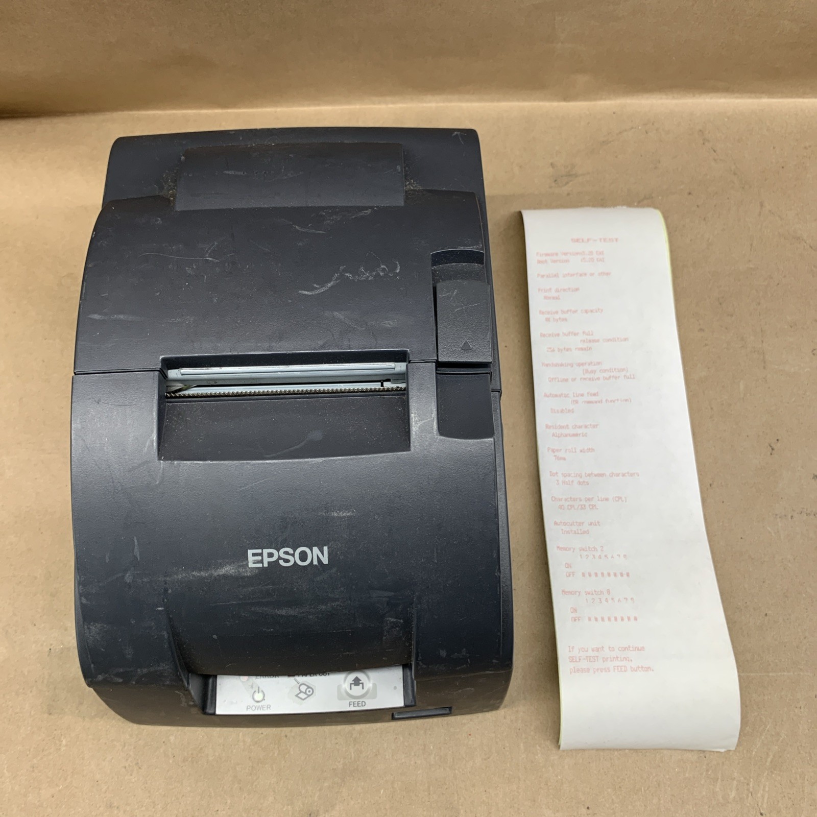 Epson TM-U220B Dot Matrix POS Receipt Printer Ethernet USB M188B TESTED WORKING