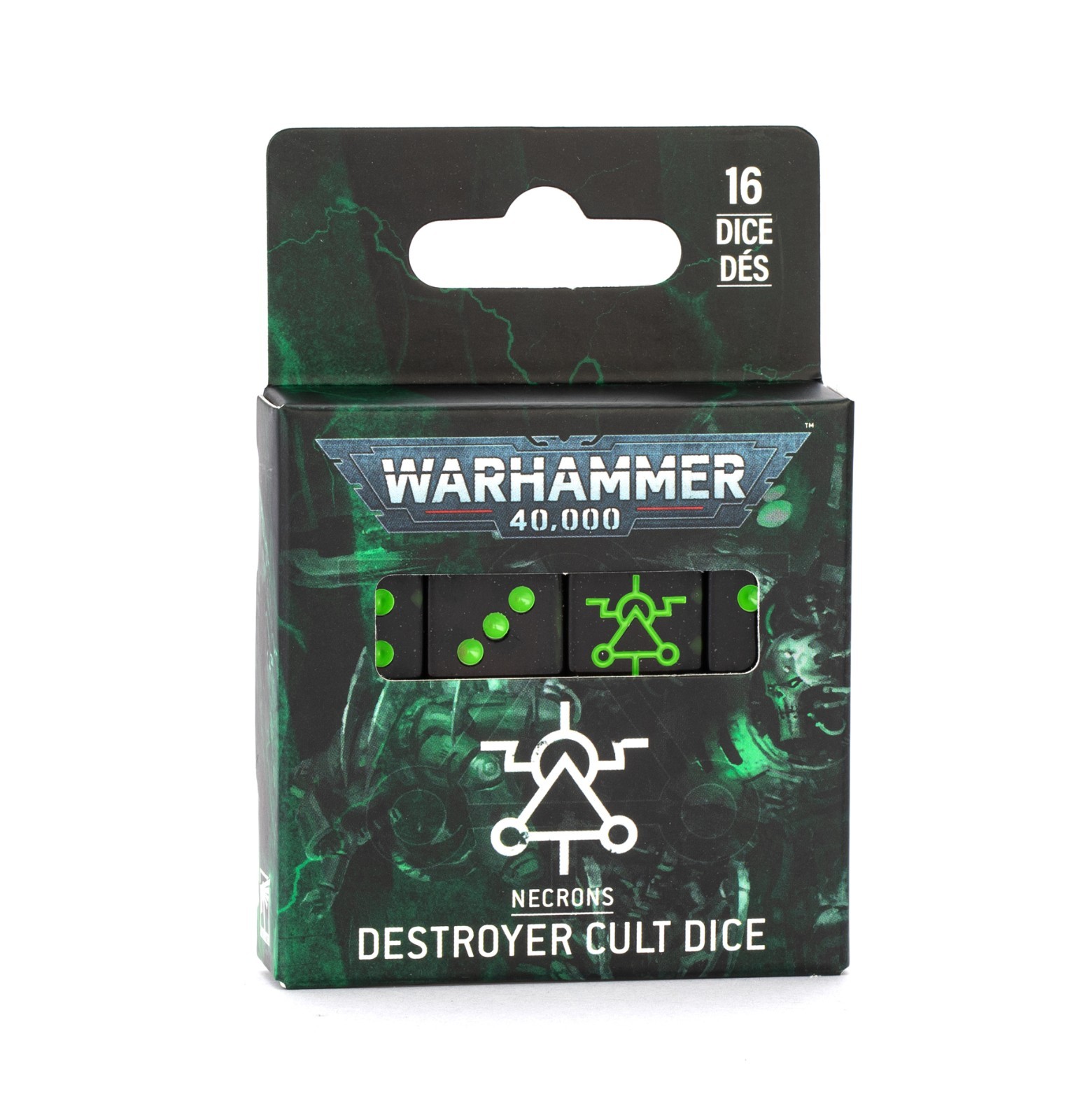 Destroyer Cult Dice (16 count) - Necrons - Warhammer 40k  - New/Sealed