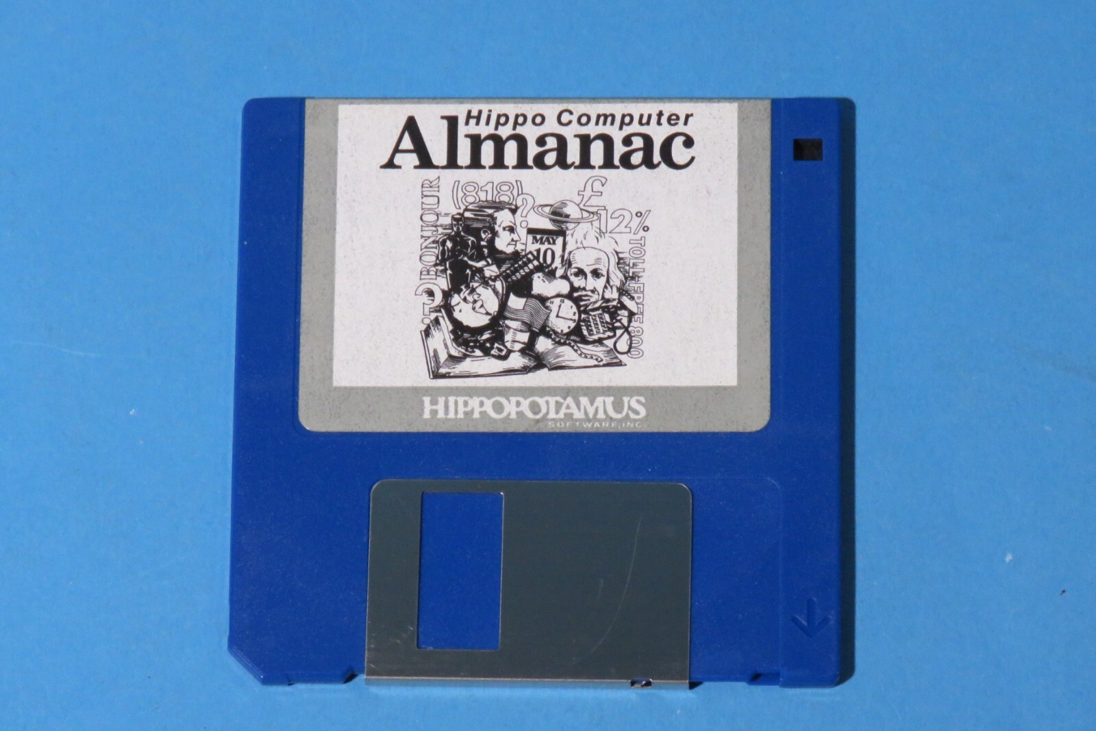 Vintage Atari ST Software: Hippo Computer Almanac 3.5" Diskette NOS