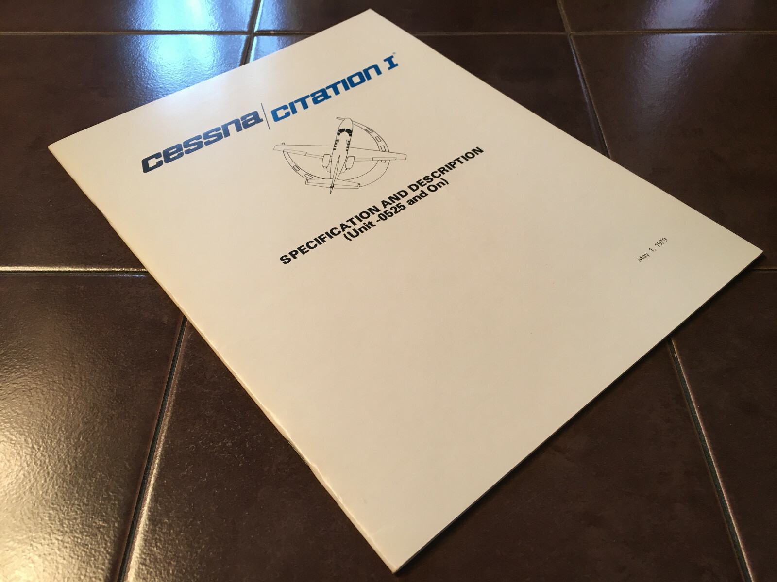 Cessna Citation I Model 500, sn 0525 & On, Specification/Description Booklet