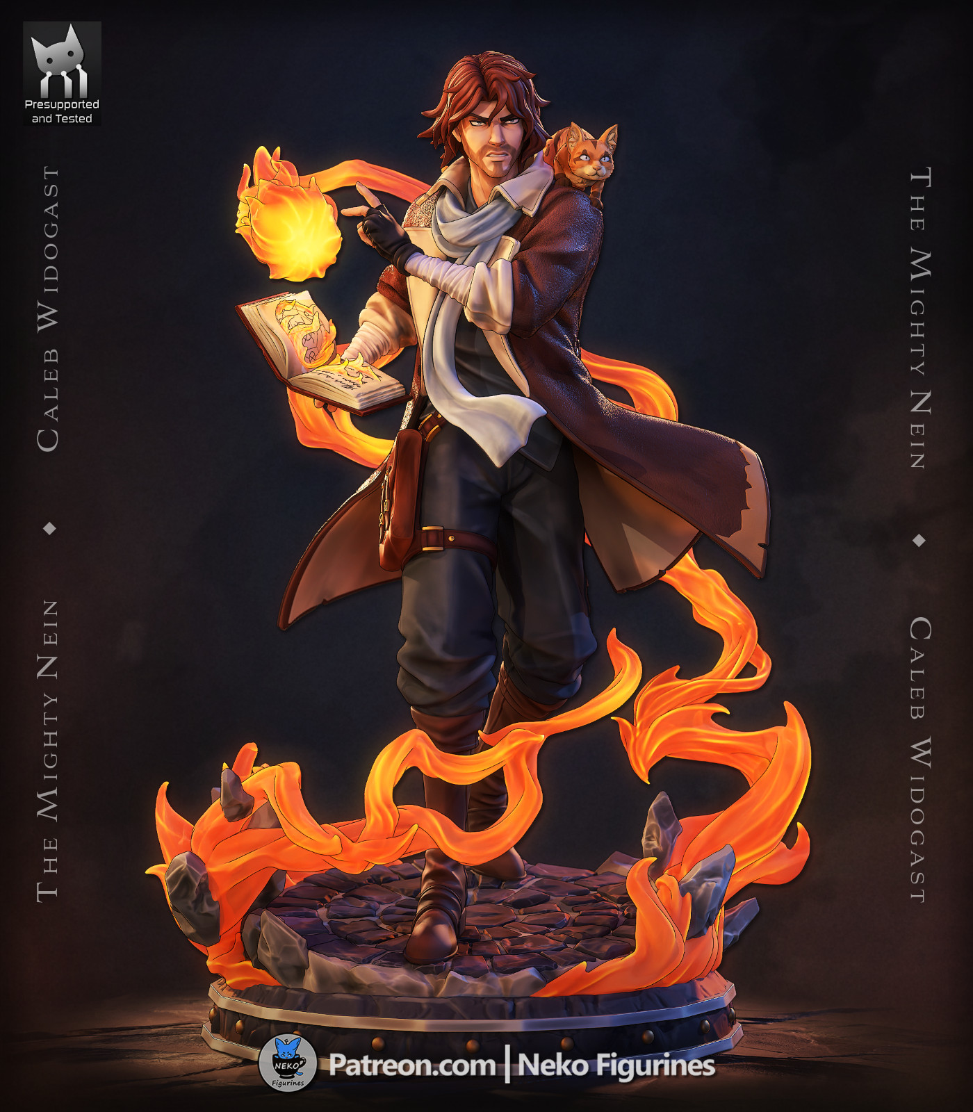 Caleb Widogast | The Mighty Nein | UNPAINTED | 1/6 Scale Resin Kit