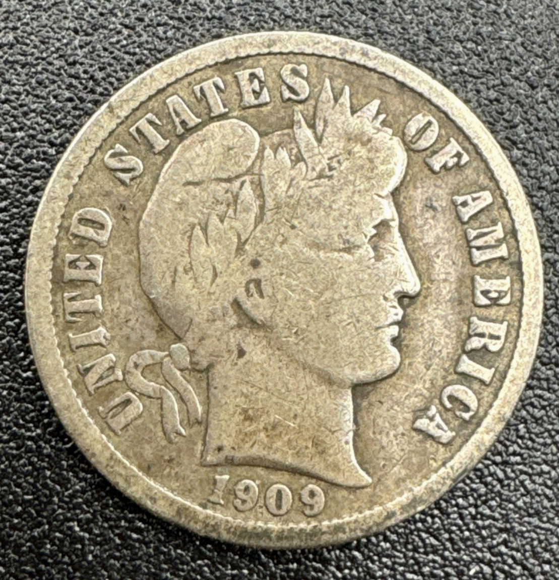 1909-S Barber Dime