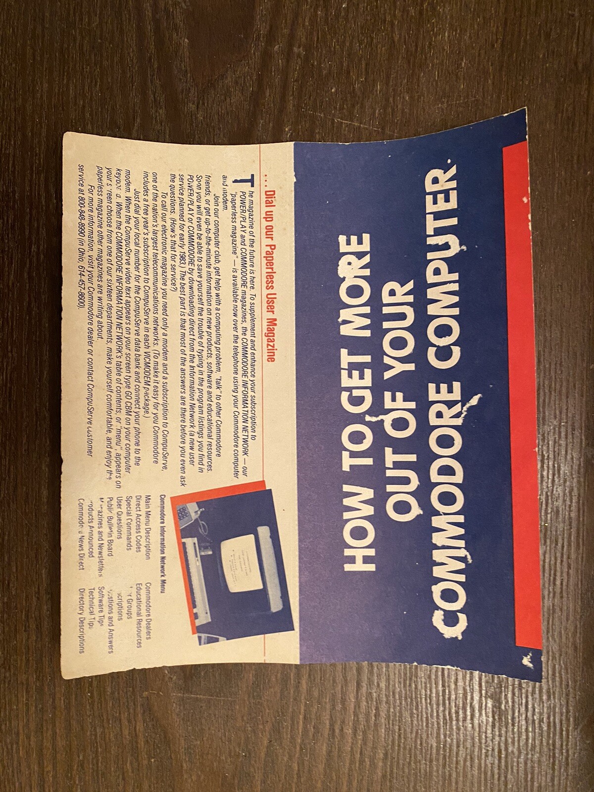 Vintage Commodore -VIC-20 Personal Computer, Box, Demo Disk, & Manual- Powers On