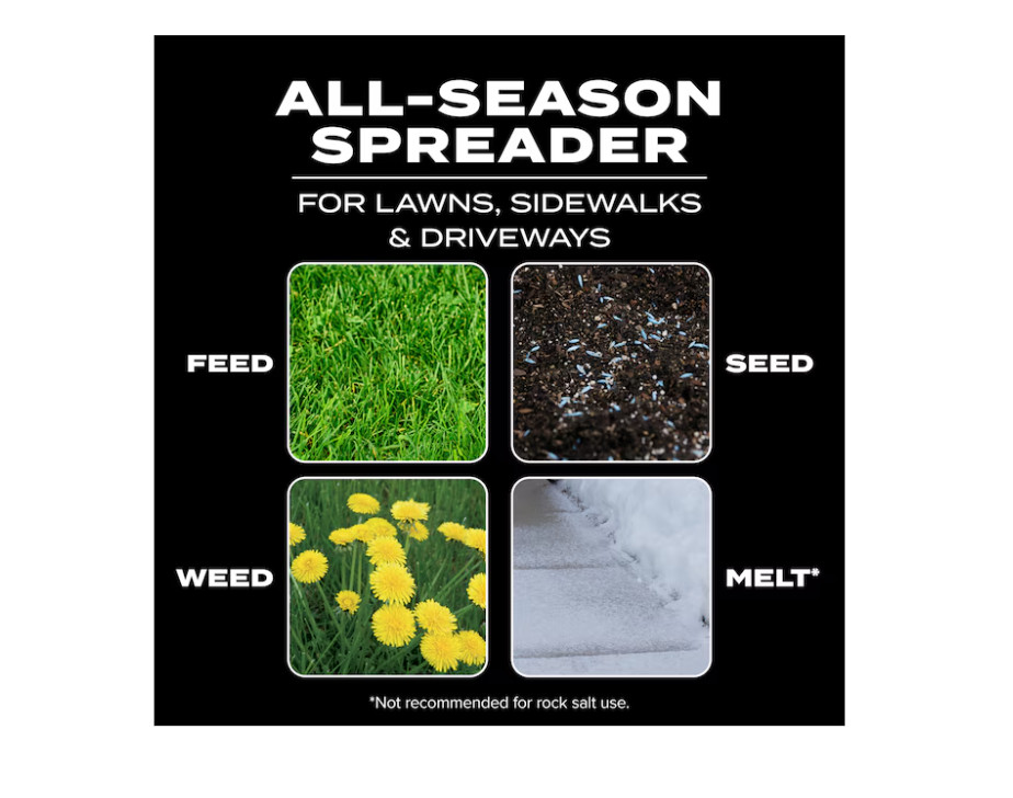 Scotts Turf Builder EdgeGuard Mini Broadcast Spreader 15 lb for Seed Fertilizer