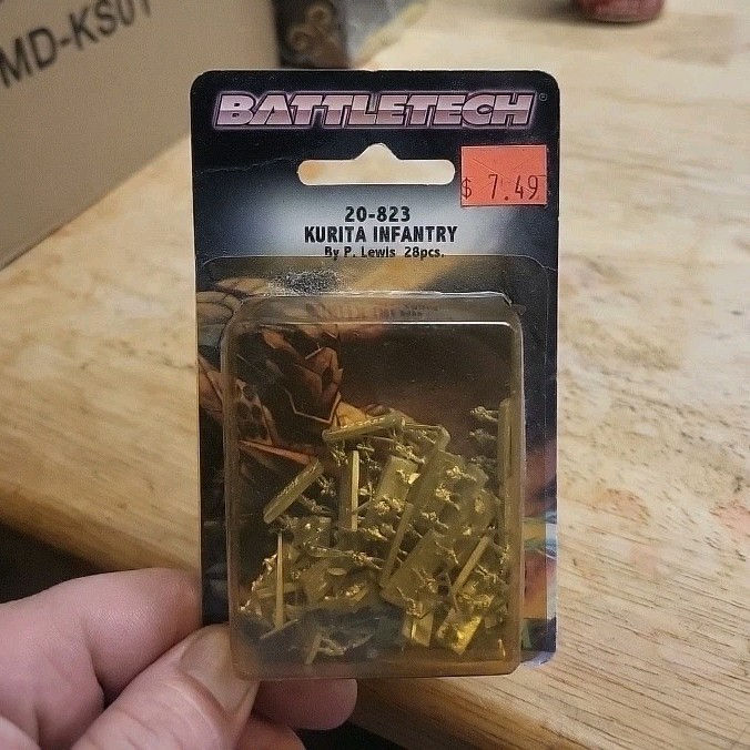 Battletech 20-823 Kurita Infantry Miniatures Pack 8-11 Years Battletech Family