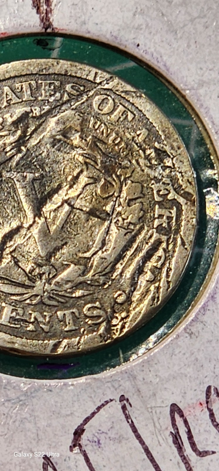 1910 4.6g Barber Nickel W/Lamination Error Planchet Error Off-Center Strike Must