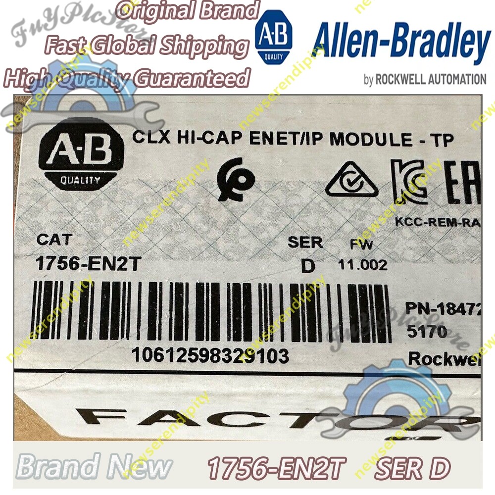 New AB 1756-EN2T Ser D Brand New Quality Guaranteed Free Ship