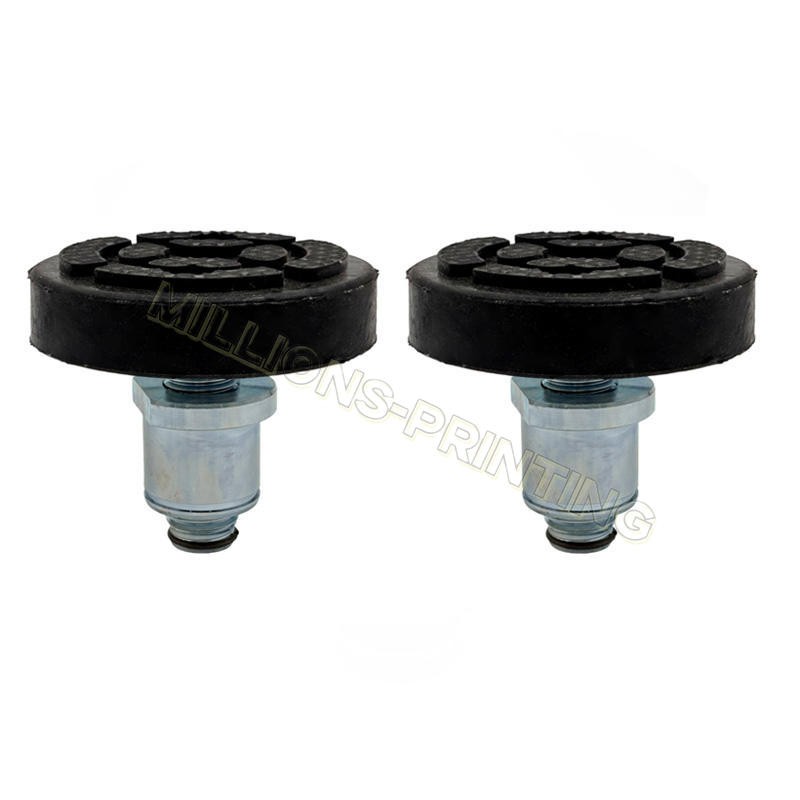 2X Car Lift Rubber tray Heightening Feet Plus High Leg Pads Shaft Diameter 42mm