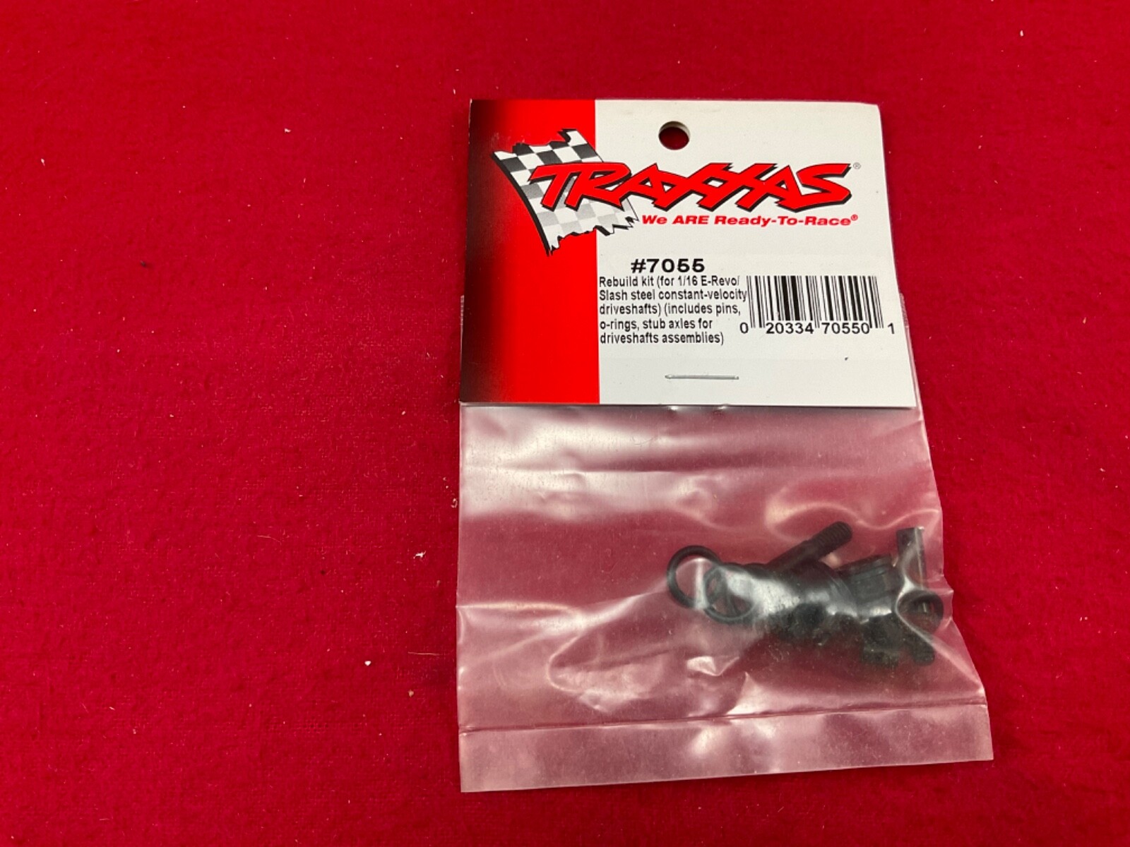 Traxxas 7055 Steel CV Driveshaft Rebuild Kit: 1/16 E-Revo Slash 4x4 vxl xl-2.5