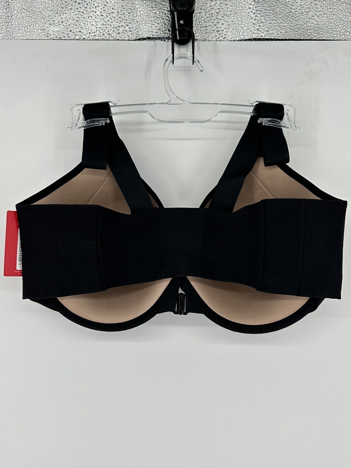 NEW! SPANX Bra-llelujah! Illusion Lace Full Coverage Bra Black Sz 38DD 30061R W1
