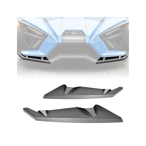 Front Wing Guards for Polaris Slingshot 20-24, Carbon Fiber Pattern Front