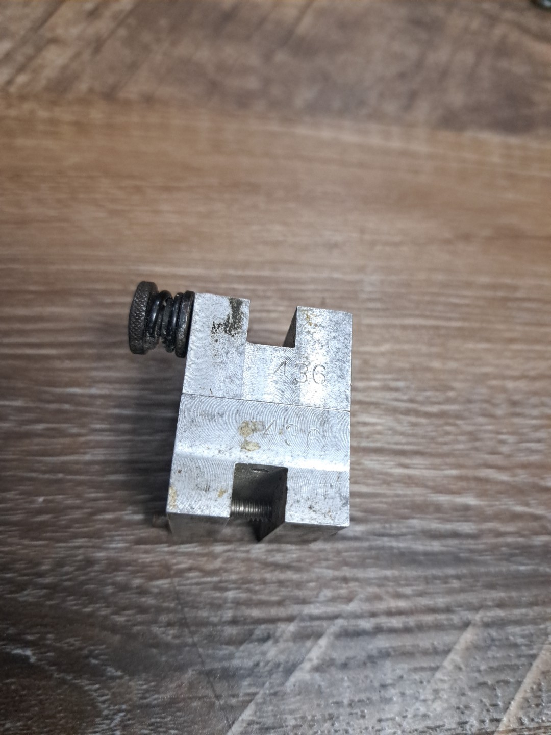 Incomplete .436 Hollowpoint Wadcutter Mold Blocks