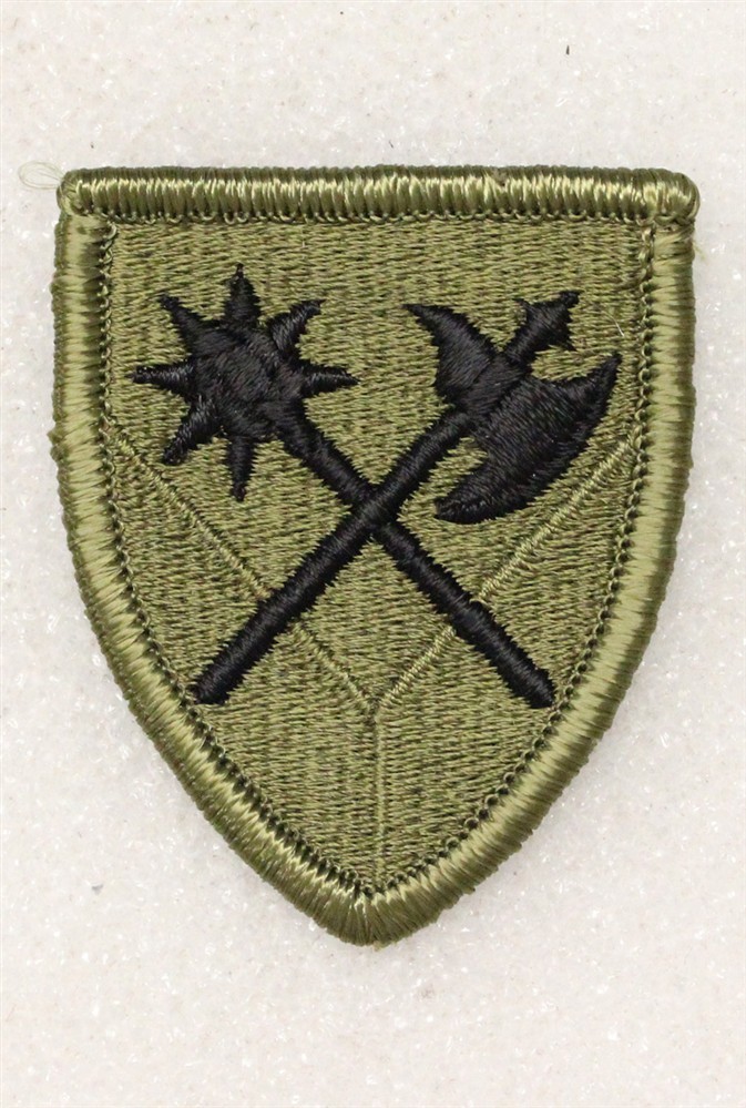 Army Patch: 194th Armored Brigade - subdued, merrowed edge