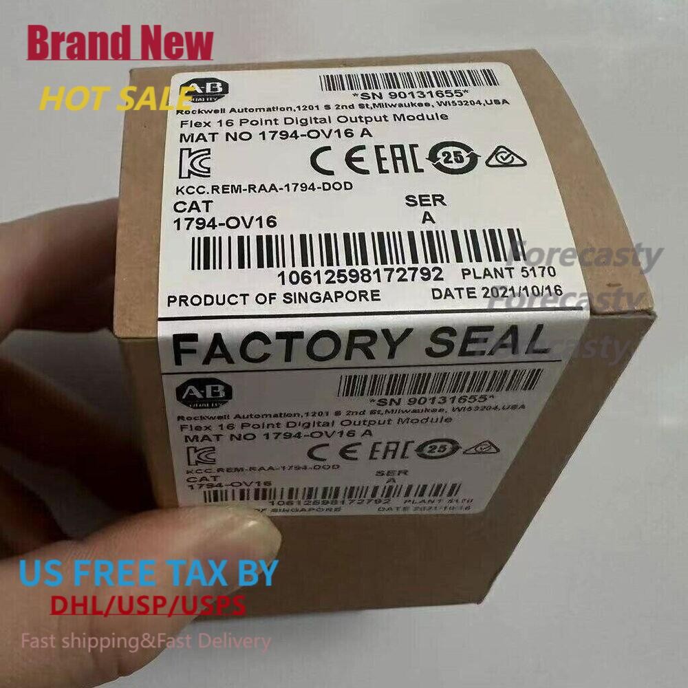 New Factory Sealed 1794-OV16 / A Flex 16 Point Digital Output Module US Free Tax