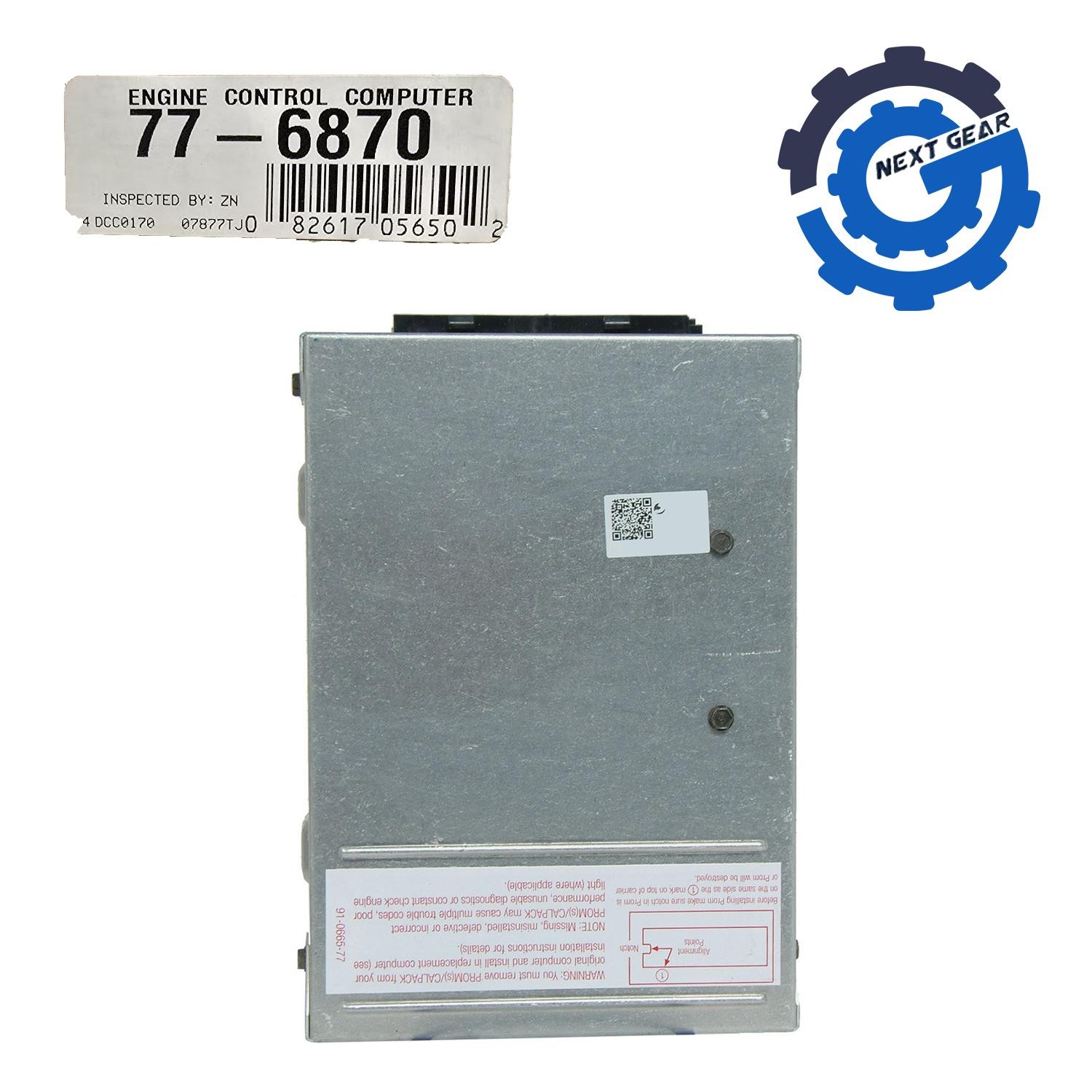 Engine Control Module (ECM) for 1985 GM Vehicles Corvette 77-6870 OEM Reman