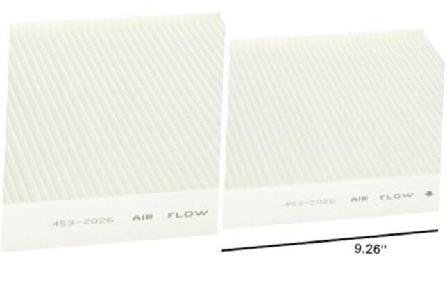 453-2026 Cabin Air Filter for 2003-2018 Acura/Honda with 9.26” x 8.9” x 1.2”