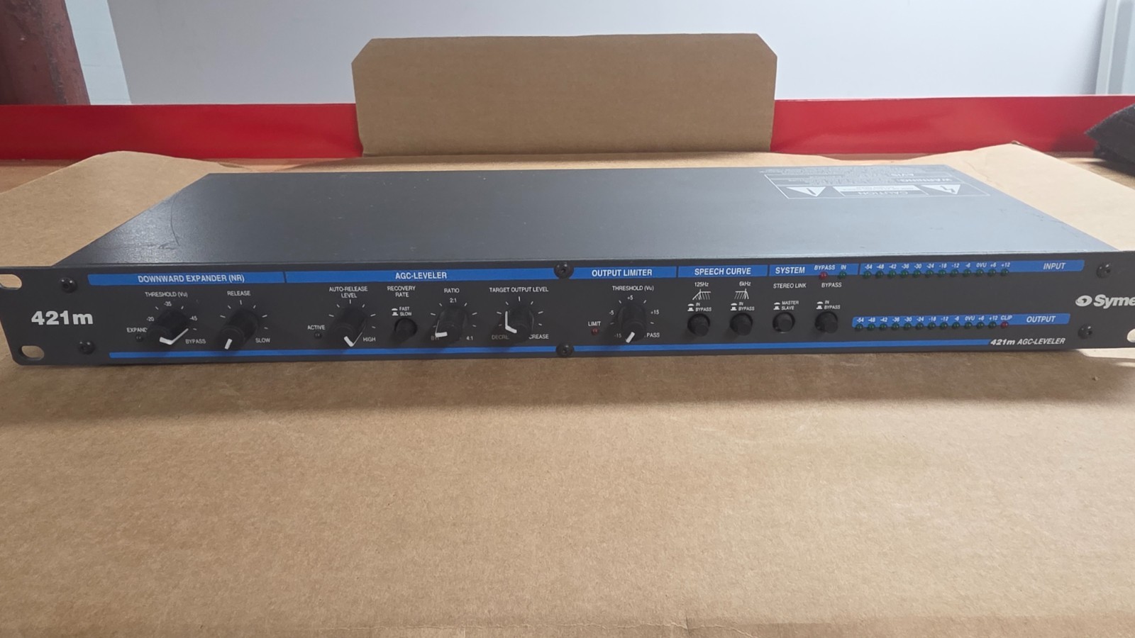 Symetrix 421M AGC Leveler/Downward Expander Rackmount Processor