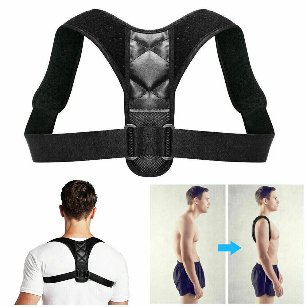 Posture Corrector Support Magnetic Back Shoulder Brace Belt Band For Men Women