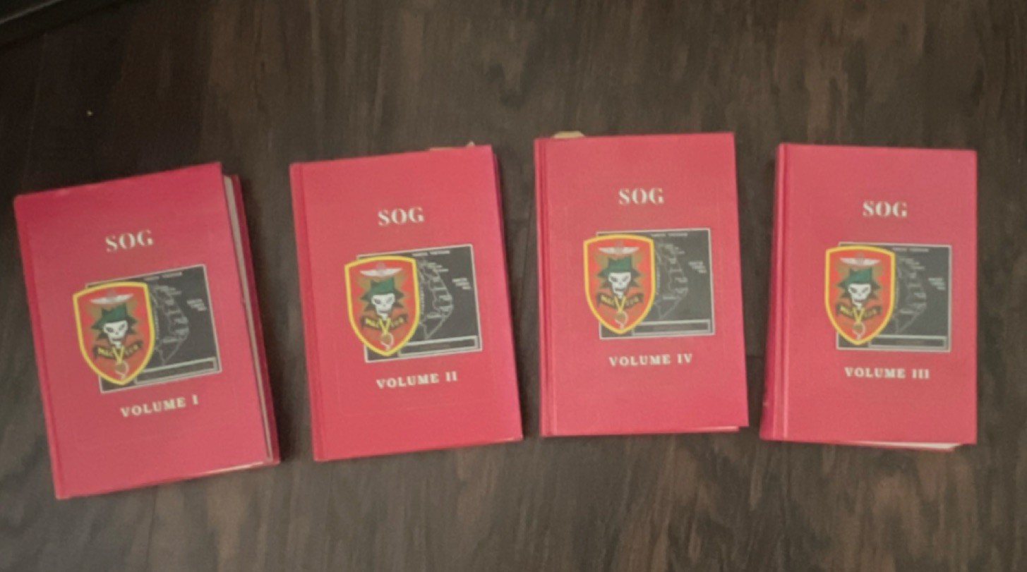 SOG Special Operations Association Vietnam War Volumes I-IV with Documents