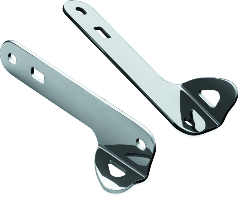 Kuryakyn Custom Teardrop Tie-Down Brackets 14-Up Touring Chrome
