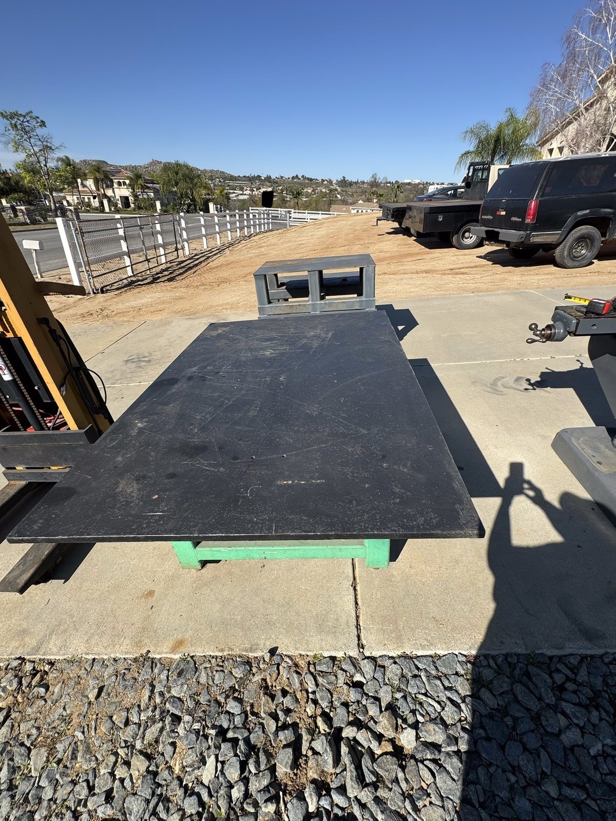6x4' welding table 1" top