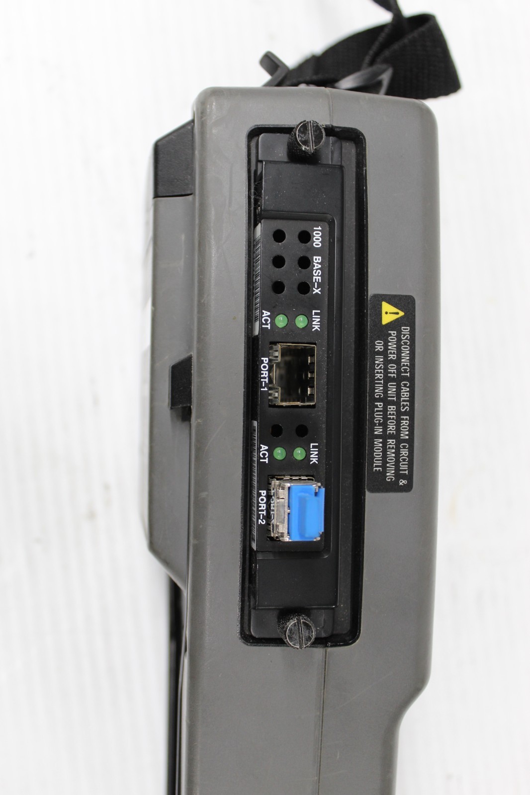 Sunrise Telecom SunSet MTT Basic Color Handheld Test Set w/1000 base SX Module