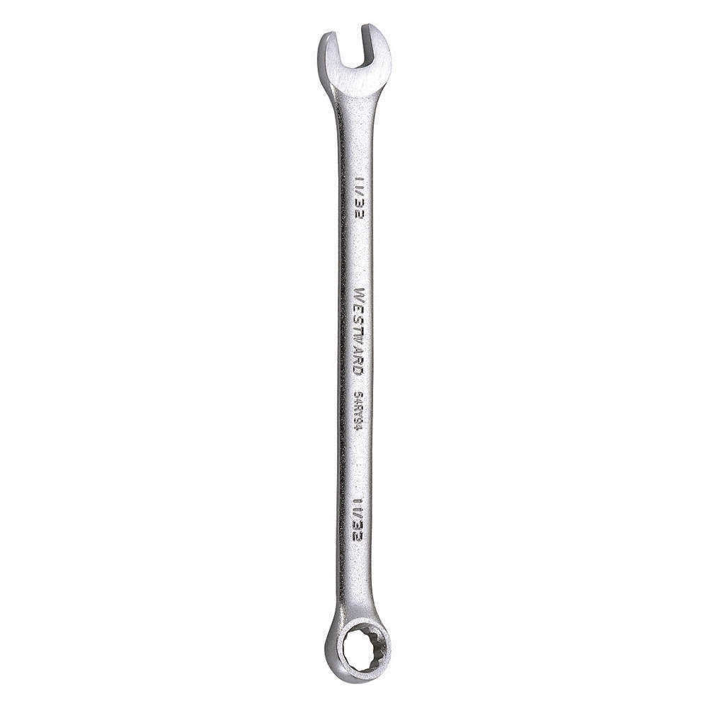 WESTWARD 54RY94 Combo Wrench,SAE,Rounded,11/32" 54RY94