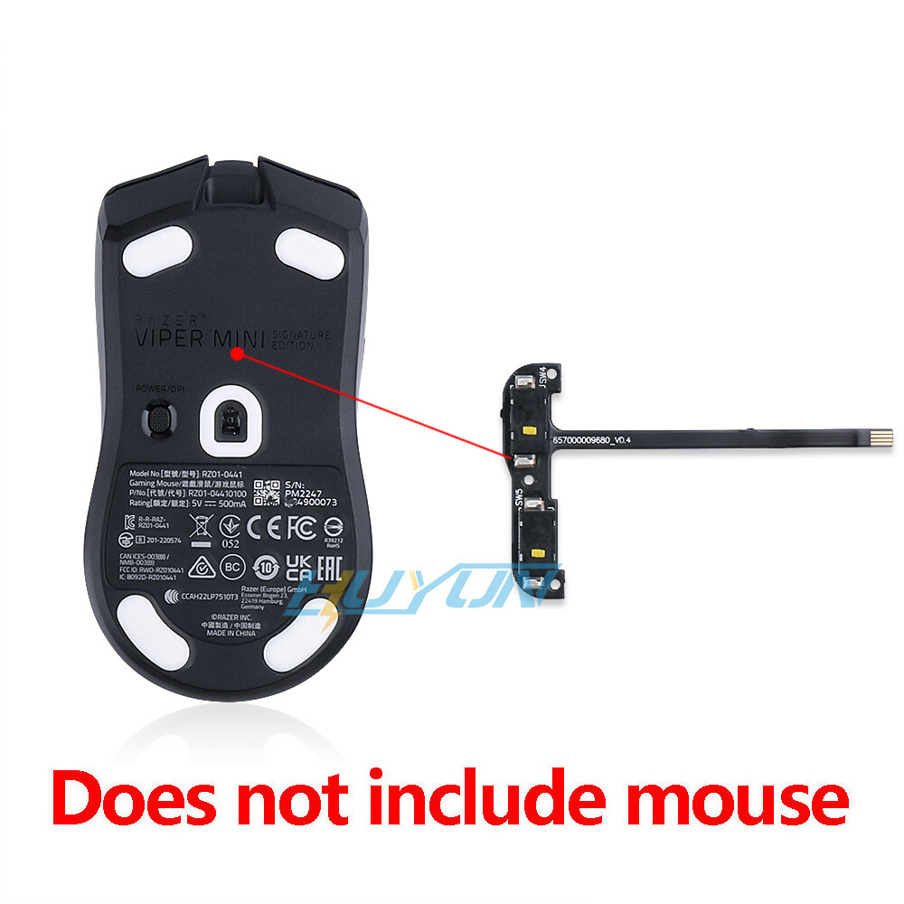 Side Key Board Cable assembly Switch Parts for Razer Viper Mini SE Mouse