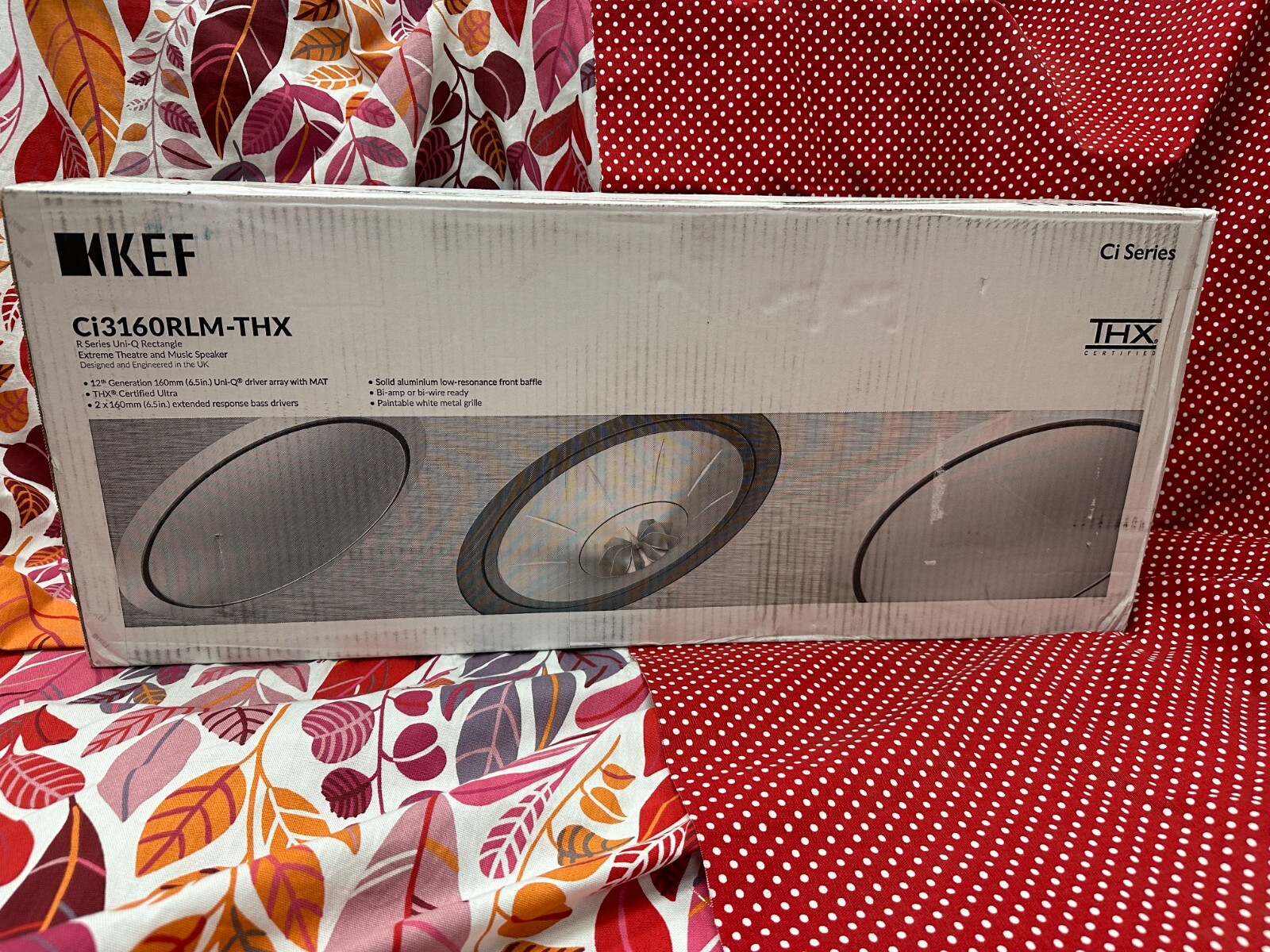 BRANDNEW KEF Ci3160RLM-THX ULTRA 2 In-WALL SPEAKER (Replaces Ci3160RL-THX)