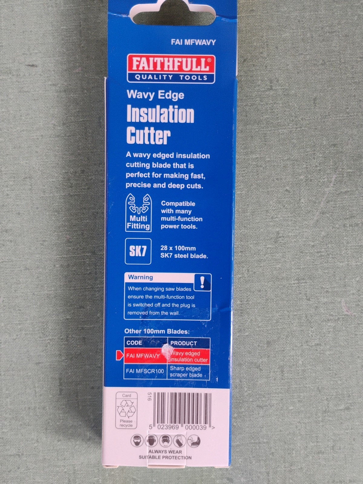 Faithfull Wavy Edge Insulation Cutter