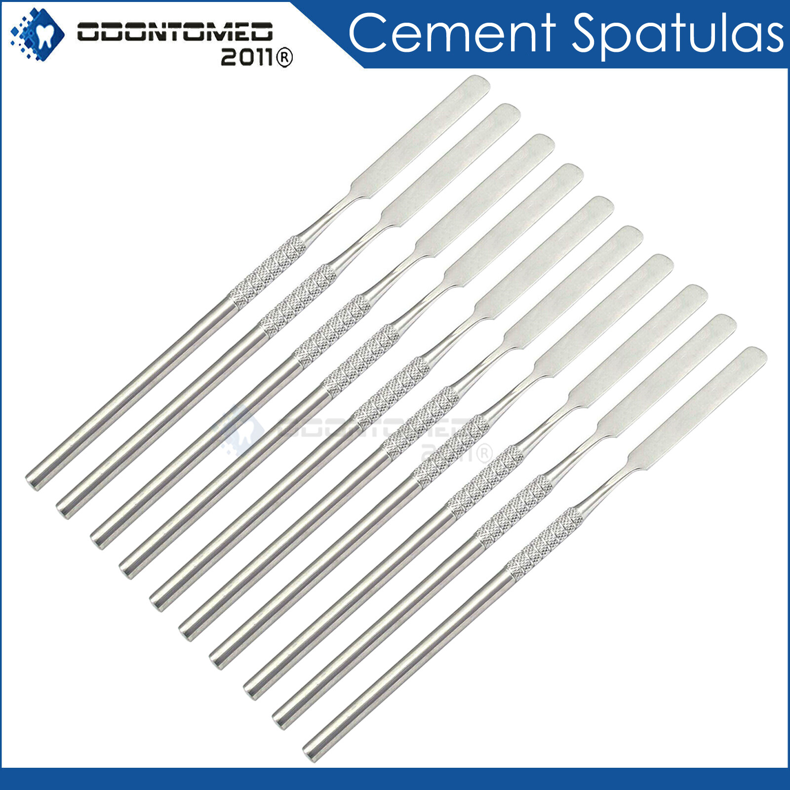 10 Pcs Lab Wax Mixing 17cm Spatulas Dental Cement Modelling Instruments