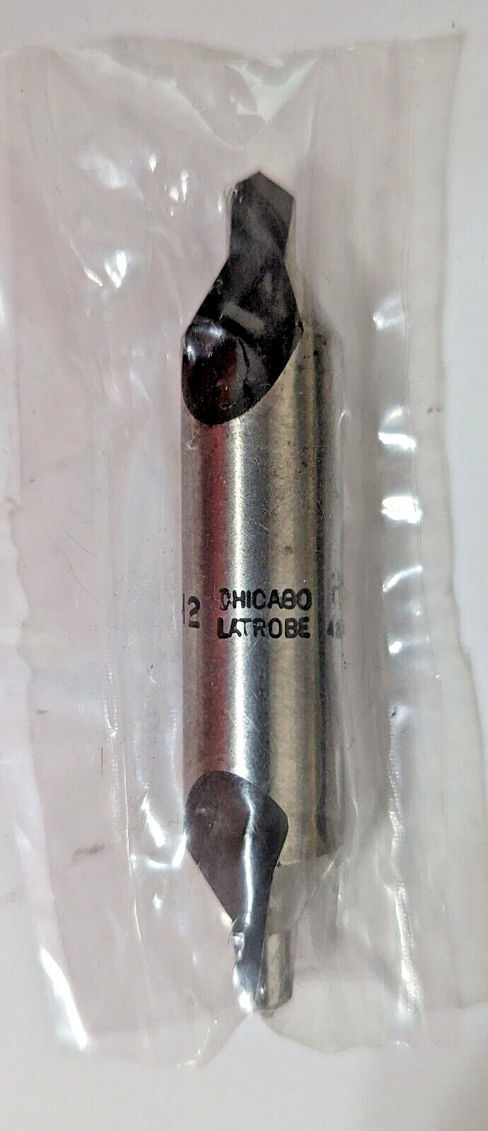 M2 CENTER DRILL [COUNTERSINK] [7 mm] 60 DEGREE CHICAGO LATROBE (QTY: 1) USA NOS