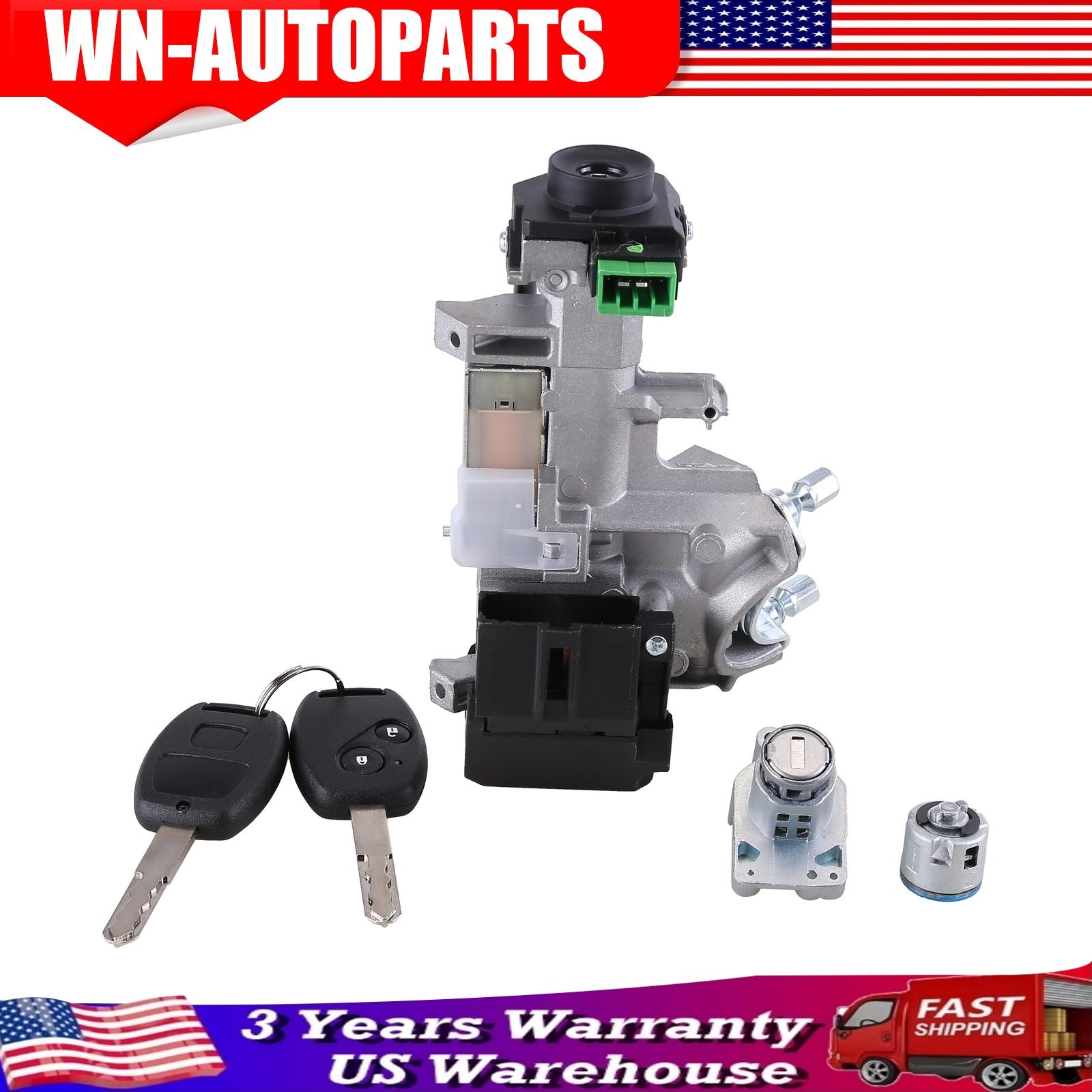 For 2007-2011 Honda CRV 06350-SWN-011 with 2 Keys & Chip Ignition Lock Cylinder