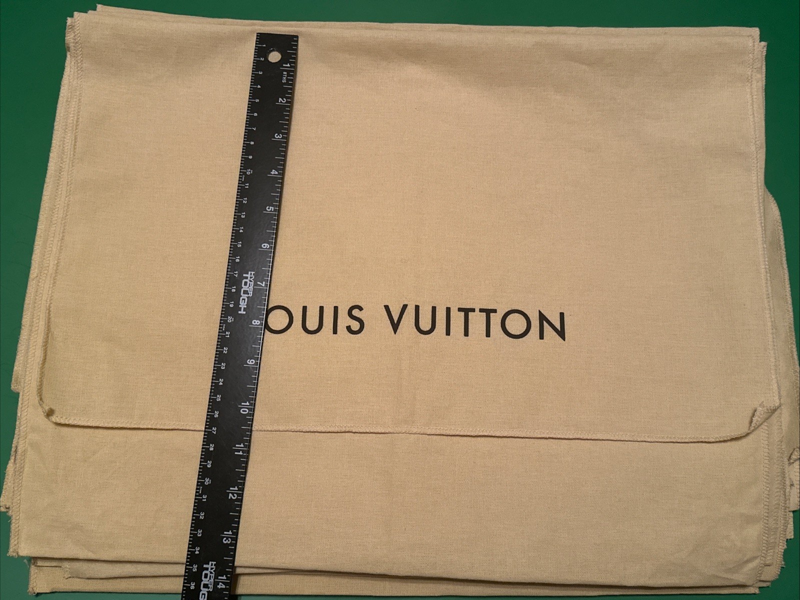 Authentic Louis Vuitton Dust Cover Bag, Beige “18x13” Envelope Type