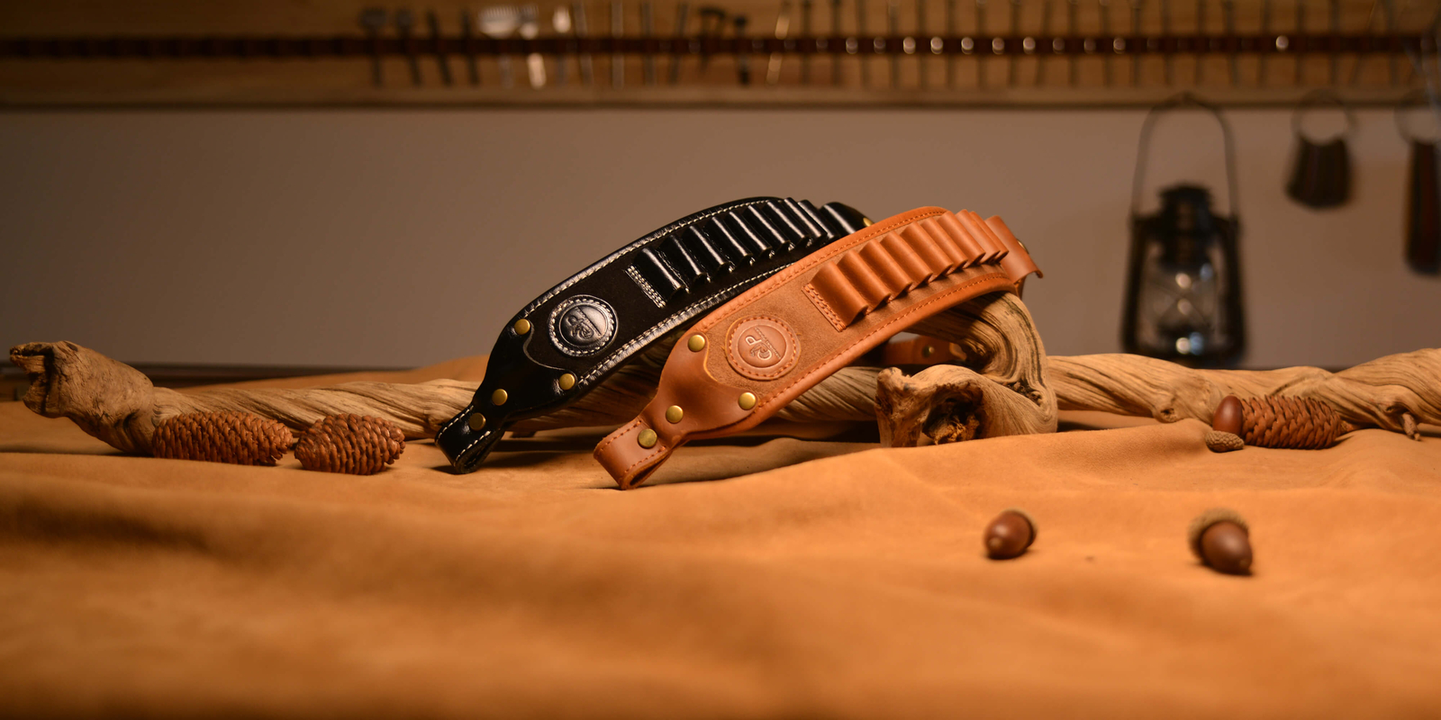 Leather Rifle Ammo Carry Sling Hunting Rifle Shoulder Belt for .30-06 .308.45-70