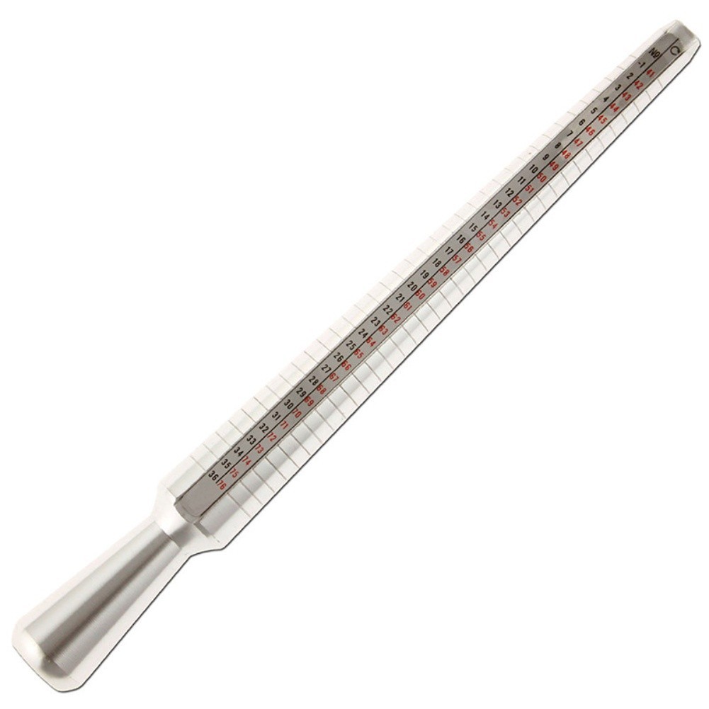 Jewelry Making Ring Mandrel Aluminum Alloy Solid Construction Hammerable