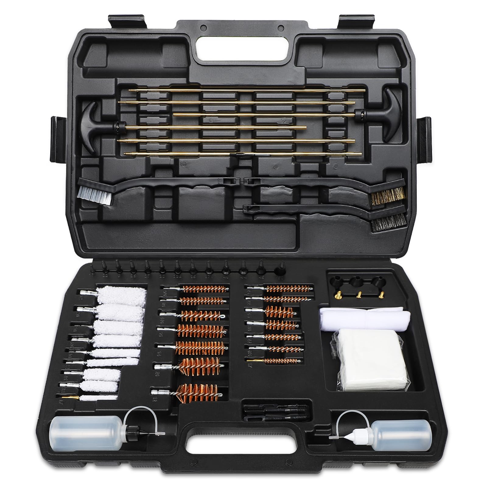 107pc Universal Cleaning Kit for , Shotgun, , Handgun, Airgun, Revolver and A...