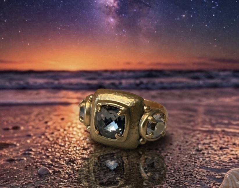 Brighton Golden Radiance Ring Cushion Cut Size 7 NWT Rare Find!