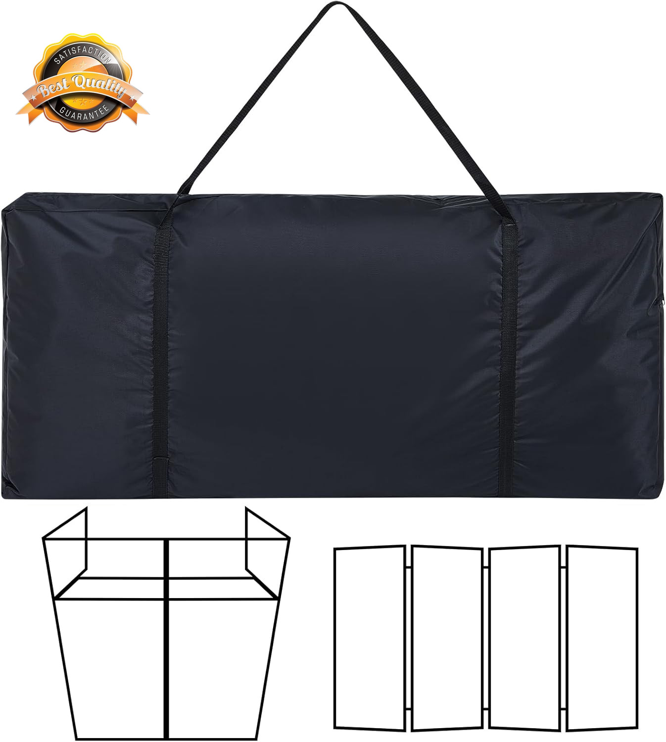DJ Facade Carry Bag 46x22x4.7 Inch 1680D Oxford Portable Equipment Case