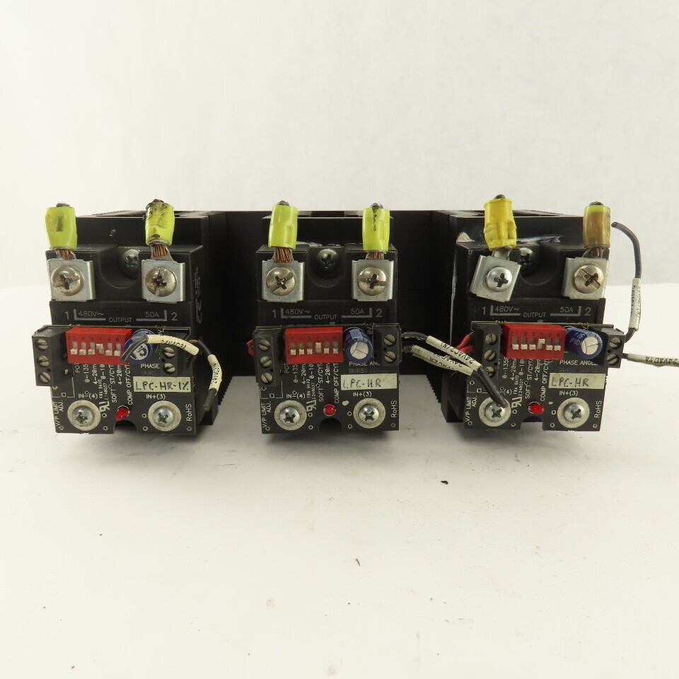 HBC Controls LPC-50HDA-3 48-530VAC 3 Phase Angle Solid State Power Controller