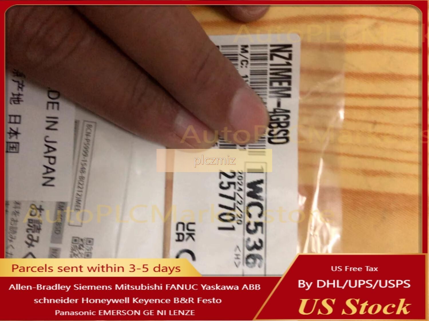 1PC New Mitsubishi NZ1MEM-4GBSD NZ1MEM4GBSD 4GB Memory Card Free Ship #TT