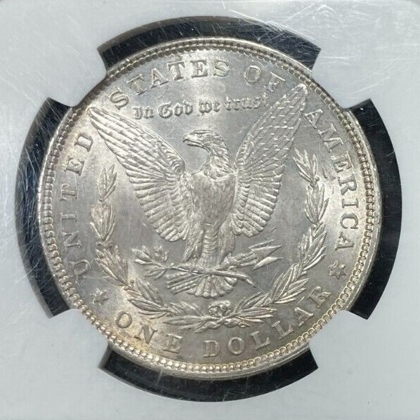 1886 MORGAN SILVER DOLLAR ~ NGC - MS 63 ~BEAUTIFUL COIN~ REF#19-218
