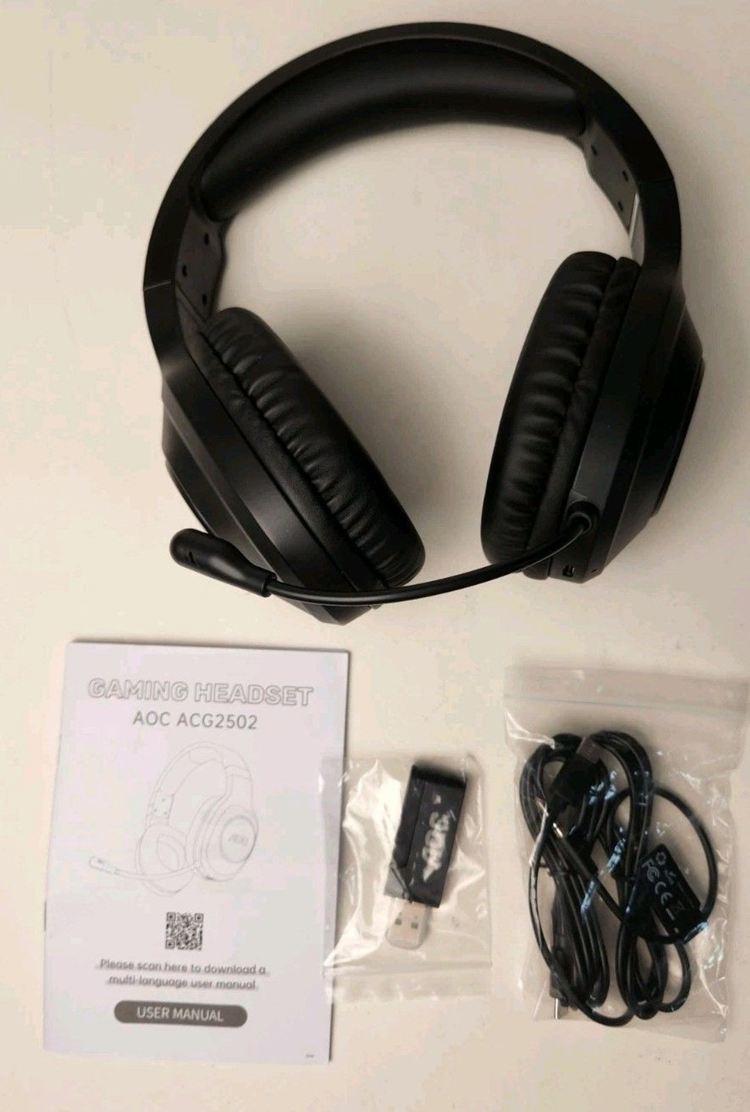 AOC Wireless Over The Ear Gaming Headset ACG2502