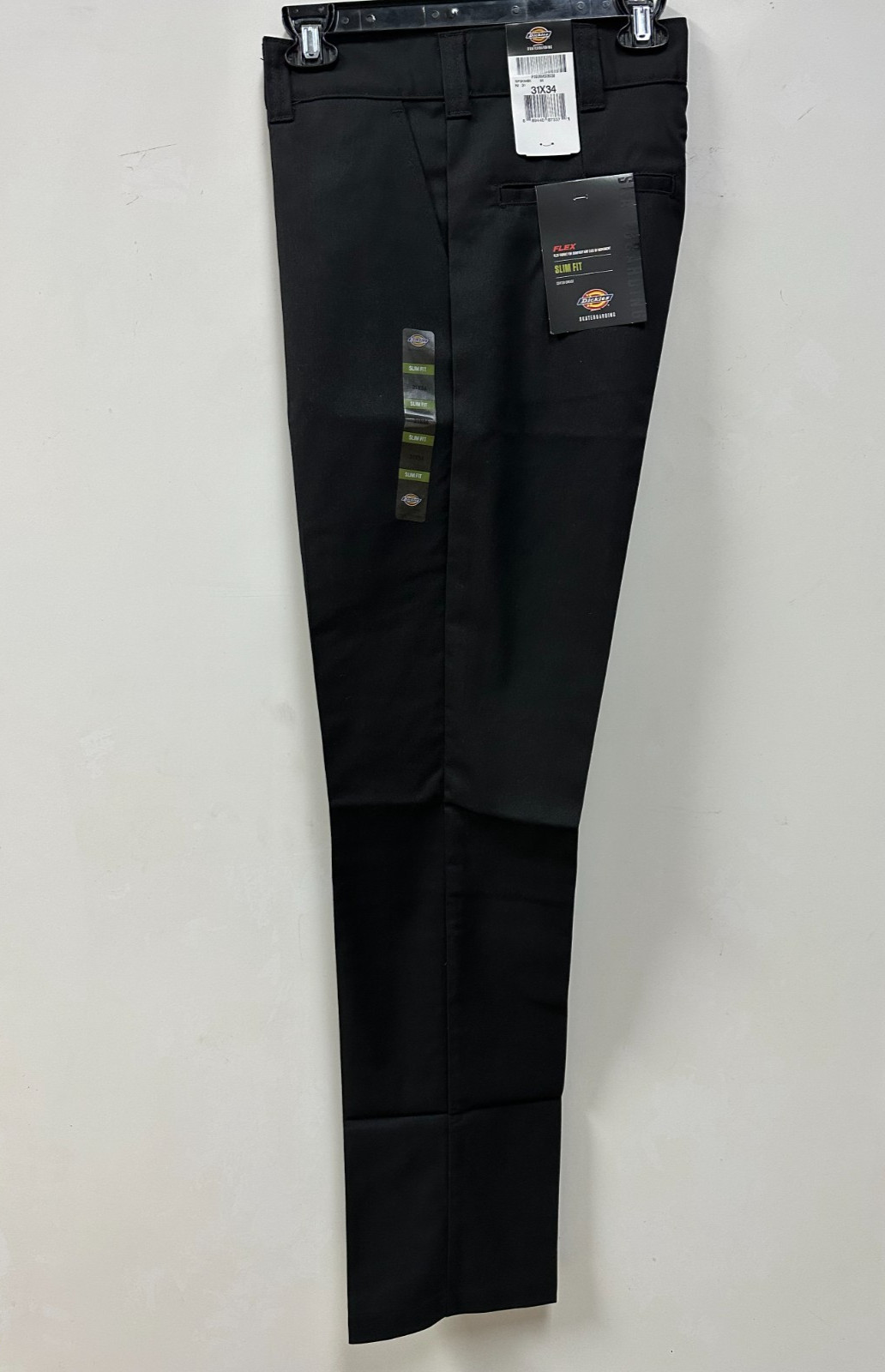 Dickies Men's Pants, Flex Slim Fit, Black