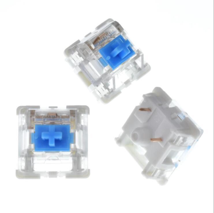 10-100Pcs For Cherry MX Mechanical Switch Keyboard Blue 3 Pins RGB Replacement
